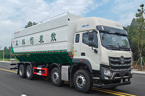 Bulk feed transport vehicle